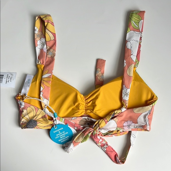 NWT WET SWIMWEAR Haven Top in Retro Floral - L - Picture 5 of 5